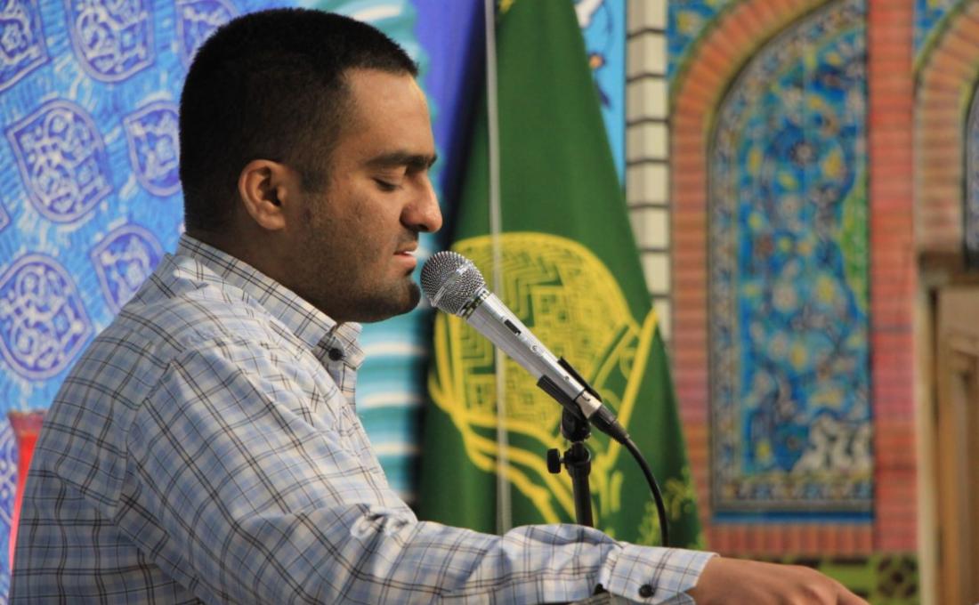 مراسم قرائت دعای کمیل با نوای کربلایی حسین رفیعی 