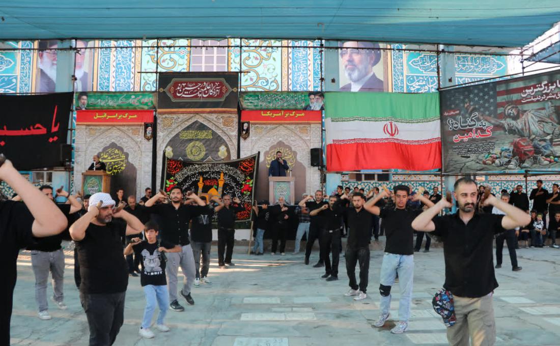 مراسم عزاداری عصر روز عاشورای حسینی