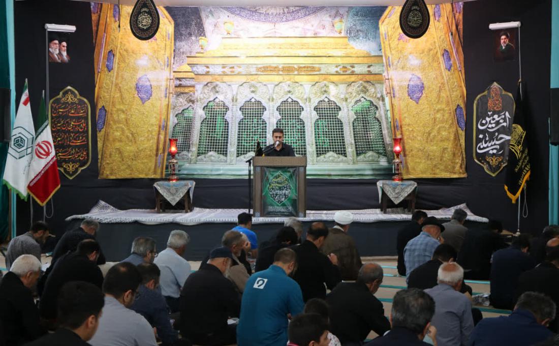 مراسم عزاداری ظهر اربعین حسینی در آستان مقدس سیدان الکریمان(ع) برگزار شد