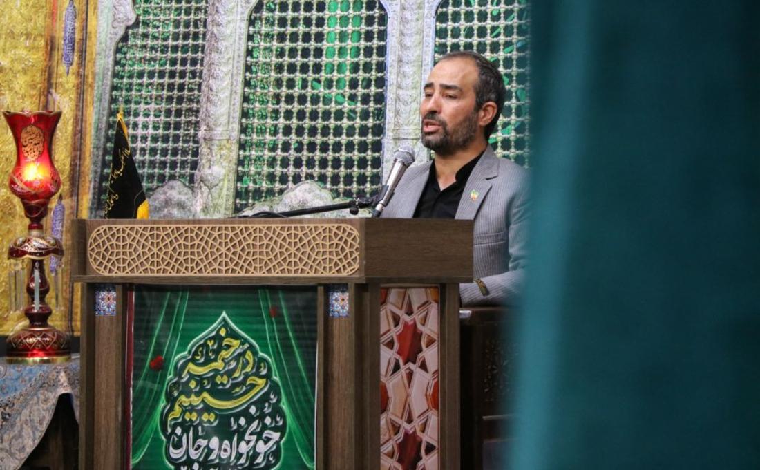 مراسم عزاداری شام اربعین حسینی در آستان مقدس سیدان الکریمان(ع) برگزار شد