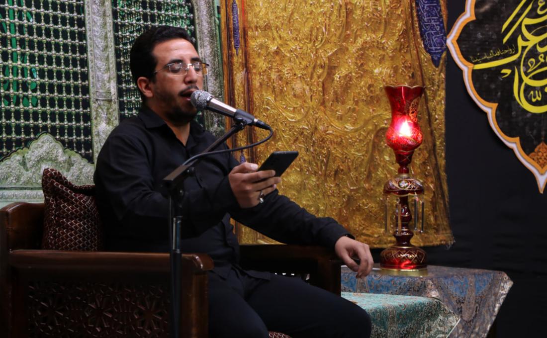 شب عاشورای حسینی در حریم نورانی حضرات سیدان الکریمان (ع)
