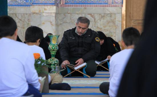 روز اول مراسم جزءخوانی قرآن کریم-رمضان ١۴۴۵