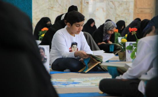 روز دوم مراسم جزءخوانی قرآن کریم-رمضان ١۴۴۵ 