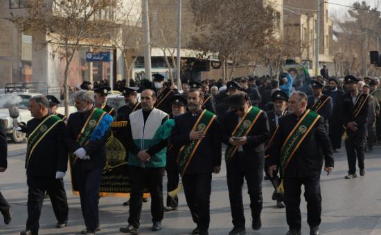 برگزاری مراسم تشییع و خاک سپاری پیکر حجت‌الاسلام حاج سید هاشم سجادی نسب(1)