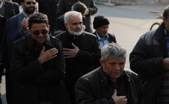 برگزاری مراسم تشییع و خاک سپاری پیکر حجت‌الاسلام حاج سید هاشم سجادی نسب(1)