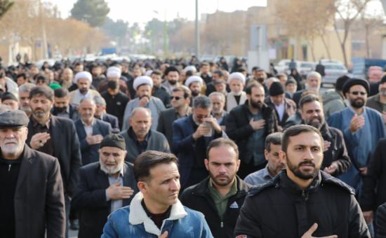 برگزاری مراسم تشییع و خاک سپاری پیکر حجت‌الاسلام حاج سید هاشم سجادی نسب(1)