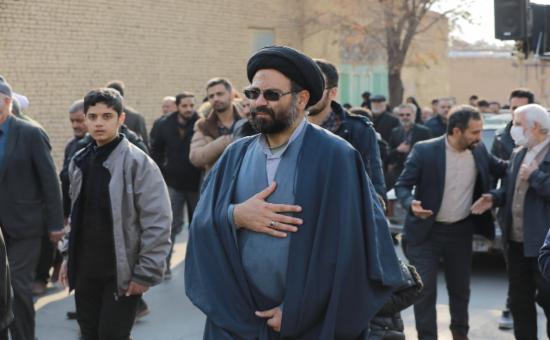 برگزاری مراسم تشییع و خاک سپاری پیکر حجت‌الاسلام حاج سید هاشم سجادی نسب(1)