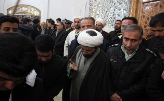 برگزاری مراسم تشییع و خاک سپاری پیکر حجت‌الاسلام حاج سید هاشم سجادی نسب(1)