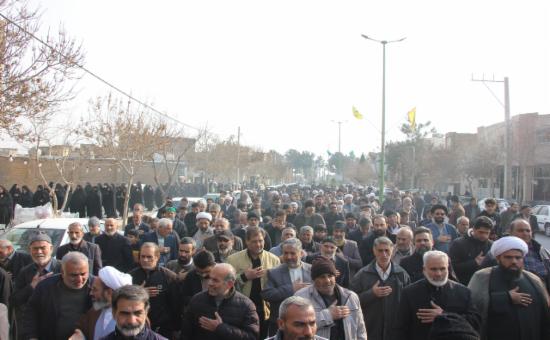 برگزاری مراسم تشییع و خاک سپاری پیکر حجت‌الاسلام حاج سید هاشم سجادی نسب(1)