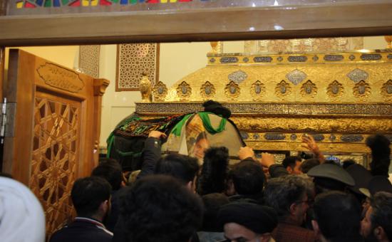 برگزاری مراسم تشییع و خاک سپاری پیکر حجت‌الاسلام حاج سید هاشم سجادی نسب(1)