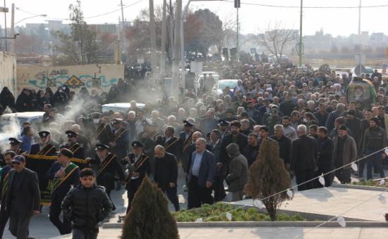 برگزاری مراسم تشییع و خاک سپاری پیکر حجت‌الاسلام حاج سید هاشم سجادی نسب(1)