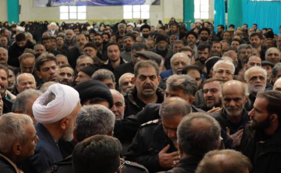 برگزاری مراسم تشییع و خاک سپاری پیکر حجت‌الاسلام حاج سید هاشم سجادی نسب(1)