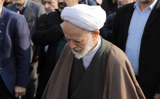 برگزاری مراسم تشییع و خاک سپاری پیکر حجت‌الاسلام حاج سید هاشم سجادی نسب(1)