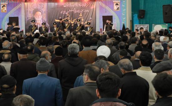 برگزاری مراسم تشییع و خاک سپاری پیکر حجت‌الاسلام حاج سید هاشم سجادی نسب(1)
