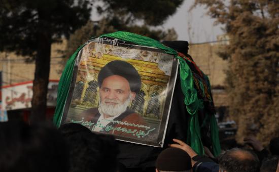 برگزاری مراسم تشییع و خاک سپاری پیکر حجت‌الاسلام حاج سید هاشم سجادی نسب(1)