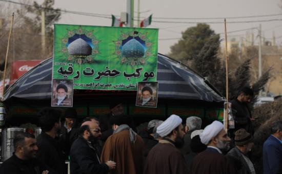 برگزاری مراسم تشییع و خاک سپاری پیکر حجت‌الاسلام حاج سید هاشم سجادی نسب(1)