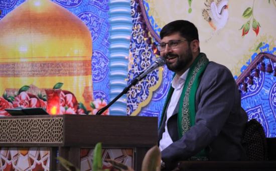 مراسم شب میلاد با سر سعادت امام رضا علیه السلام 1404