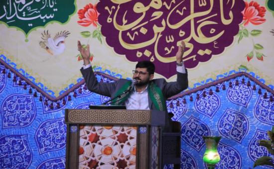 مراسم شب میلاد با سر سعادت امام رضا علیه السلام 1404