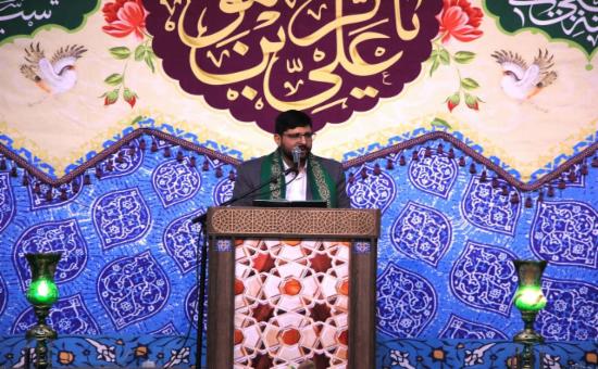 مراسم شب میلاد با سر سعادت امام رضا علیه السلام 1404