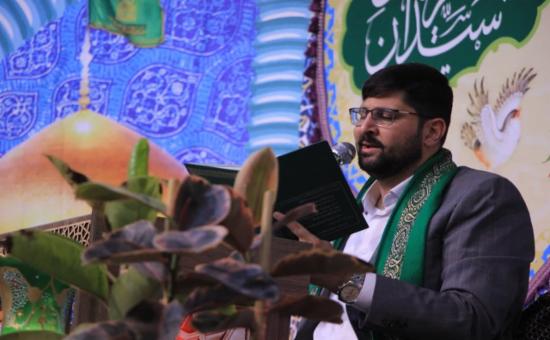 مراسم شب میلاد با سر سعادت امام رضا علیه السلام 1404