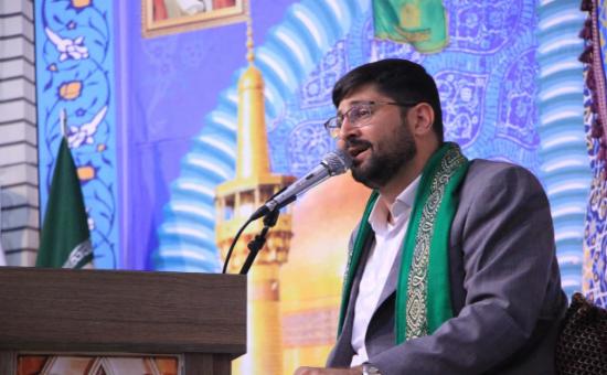 مراسم شب میلاد با سر سعادت امام رضا علیه السلام 1404