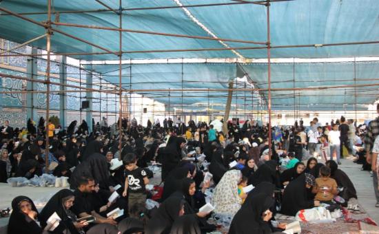 دعای عرفه در آستان مقدس حضرات سیدان الکریمان طنین انداز شد-1446 