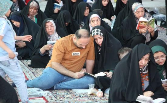 دعای عرفه در آستان مقدس حضرات سیدان الکریمان طنین انداز شد-1446 