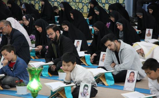 	گزارش تصویری روز نهم آیین جزخوانی ماه مبارک رمضان ۱۴۴۷