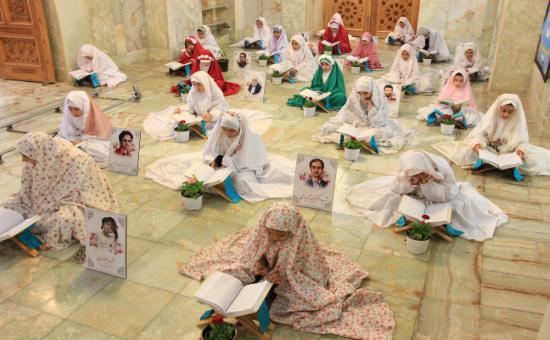 	گزارش تصویری روز نهم آیین جزخوانی ماه مبارک رمضان ۱۴۴۷
