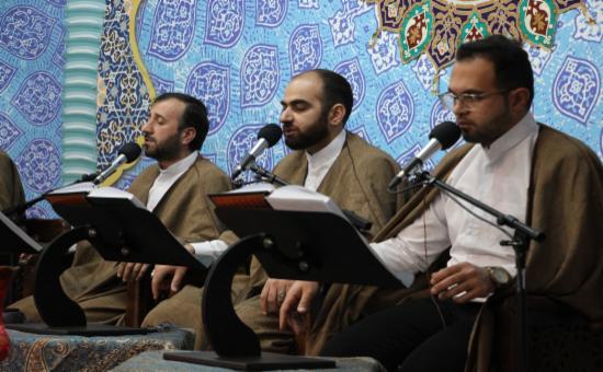 گزارش تصویری روز دهم آیین جزخوانی ماه مبارک رمضان ۱۴۴۷