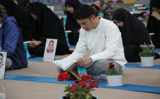 گزارش تصویری روز دهم آیین جزخوانی ماه مبارک رمضان ۱۴۴۷