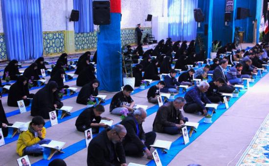 	گزارش تصویری روز دواردهم آیین جزخوانی ماه مبارک رمضان ۱۴۴۷