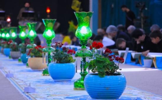 	گزارش تصویری روز دواردهم آیین جزخوانی ماه مبارک رمضان ۱۴۴۷