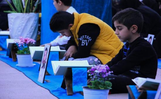 	گزارش تصویری روز دواردهم آیین جزخوانی ماه مبارک رمضان ۱۴۴۷