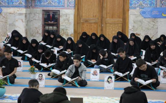 گزارش تصویری روز سیزدهم آیین جزخوانی ماه مبارک رمضان ۱۴۴۷