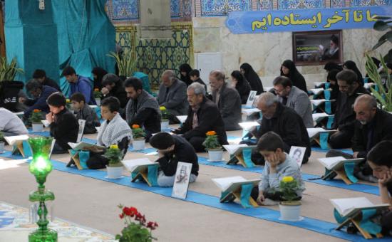 گزارش تصویری روز سیزدهم آیین جزخوانی ماه مبارک رمضان ۱۴۴۷
