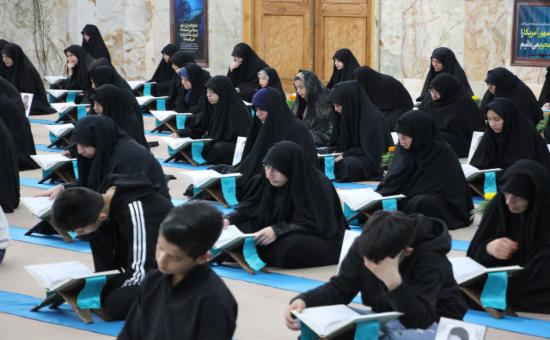 گزارش تصویری روز سیزدهم آیین جزخوانی ماه مبارک رمضان ۱۴۴۷