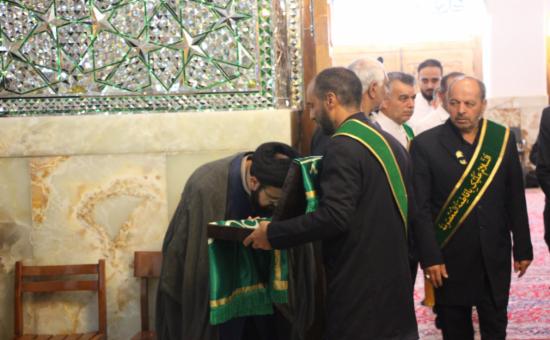 مراسم خطبه خوانی خادمین حرم حضرت معصومه سلام الله علیها در آستان برادر گرامی شان