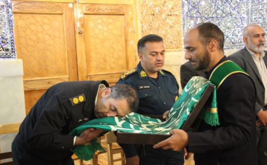 مراسم خطبه خوانی خادمین حرم حضرت معصومه سلام الله علیها در آستان برادر گرامی شان