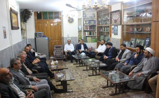 مراسم خطبه خوانی خادمین حرم حضرت معصومه سلام الله علیها در آستان برادر گرامی شان