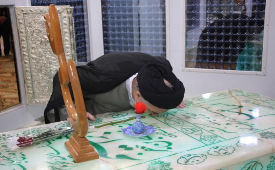 مراسم خطبه خوانی خادمین حرم حضرت معصومه سلام الله علیها در آستان برادر گرامی شان