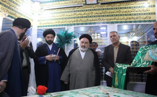 مراسم خطبه خوانی خادمین حرم حضرت معصومه سلام الله علیها در آستان برادر گرامی شان