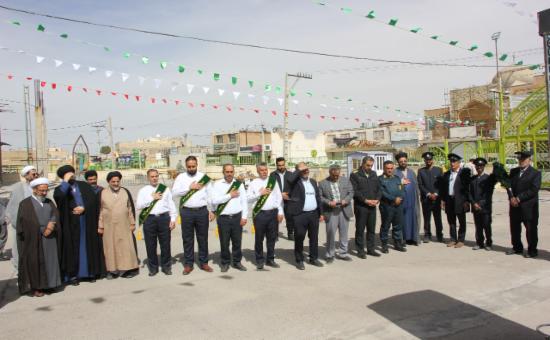 مراسم خطبه خوانی خادمین حرم حضرت معصومه سلام الله علیها در آستان برادر گرامی شان
