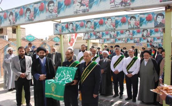 مراسم خطبه خوانی خادمین حرم حضرت معصومه سلام الله علیها در آستان برادر گرامی شان