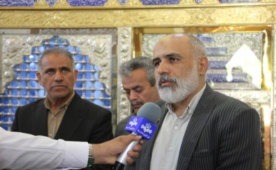 مراسم خطبه خوانی خادمین حرم حضرت معصومه سلام الله علیها در آستان برادر گرامی شان