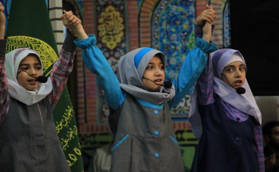 مراسم قرائت دعای کمیل با نوای حاج مهدی سلحشور