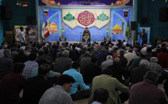 مراسم قرائت دعای کمیل با نوای حاج مهدی سلحشور