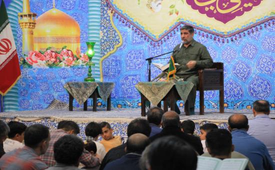 مراسم قرائت دعای کمیل با نوای حاج مهدی سلحشور