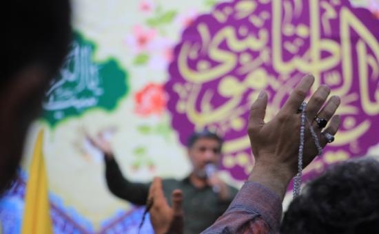 مراسم قرائت دعای کمیل با نوای حاج مهدی سلحشور