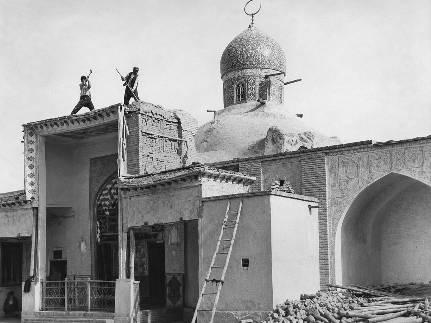 نمای آستان مقدس سیدان الکریمان
